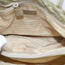 PRADA Hand Bag Nylon Beige Auth ac2748-21