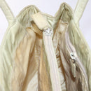 PRADA Hand Bag Nylon Beige Auth ac2748-23