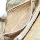 PRADA Hand Bag Nylon Beige Auth ac2748-24