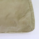 PRADA Hand Bag Nylon Beige Auth ac2748-2