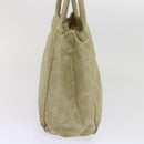 PRADA Hand Bag Nylon Beige Auth ac2748-5