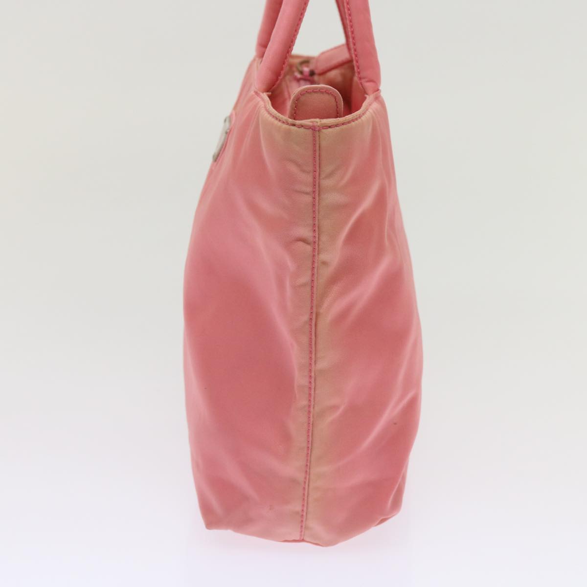 PRADA Hand Bag Nylon Pink Auth ac2749