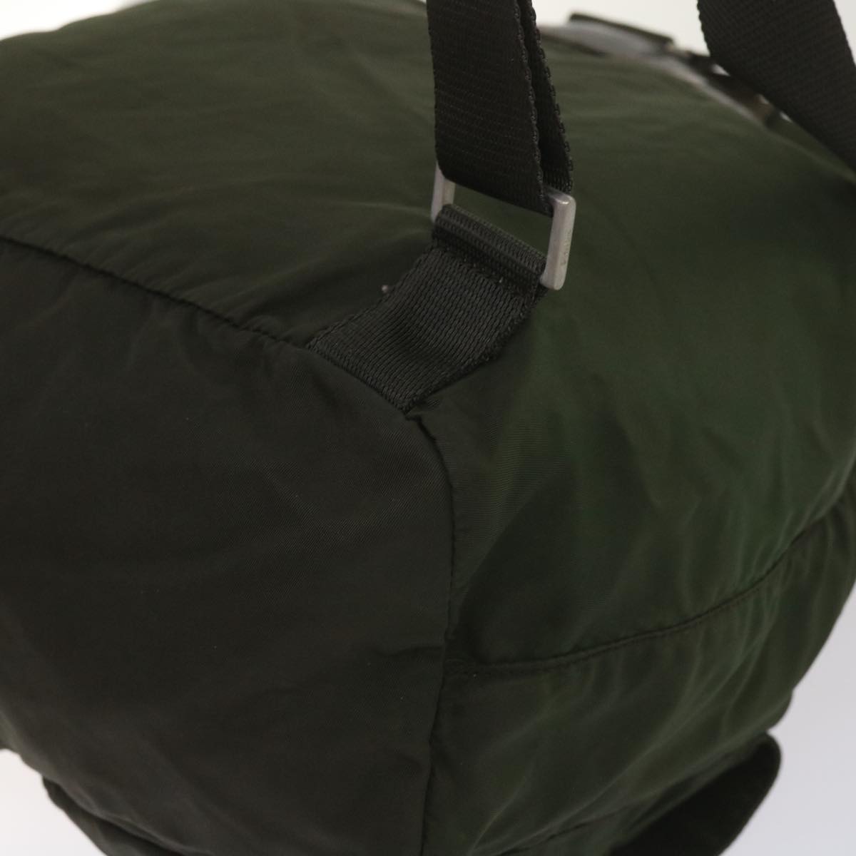 PRADA Backpack Nylon Green Auth ac2752