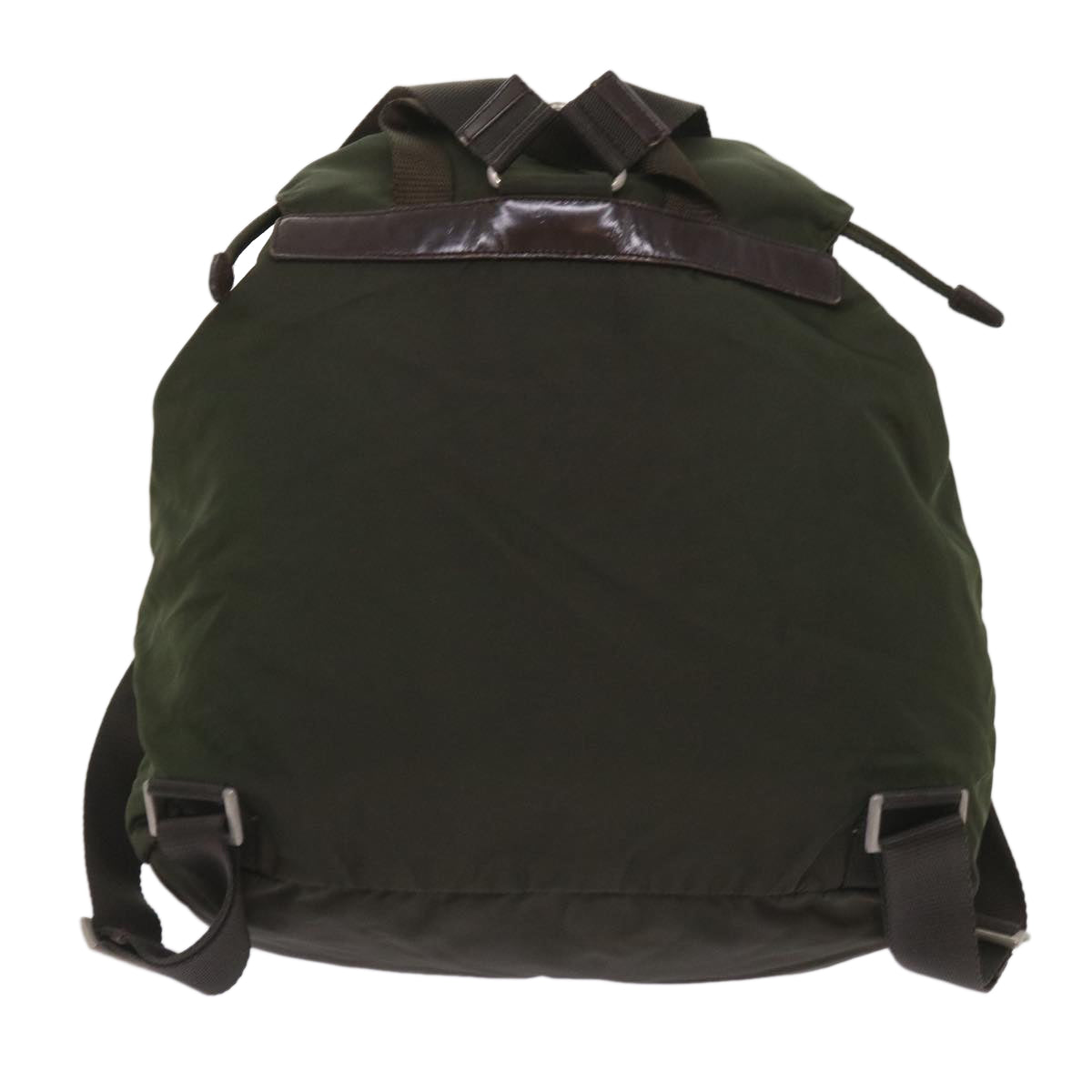 PRADA Backpack Nylon Green Auth ac2752 - 0