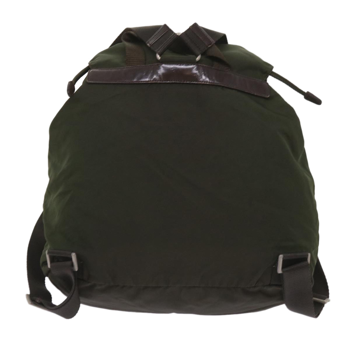 PRADA Backpack Nylon Green Auth ac2752