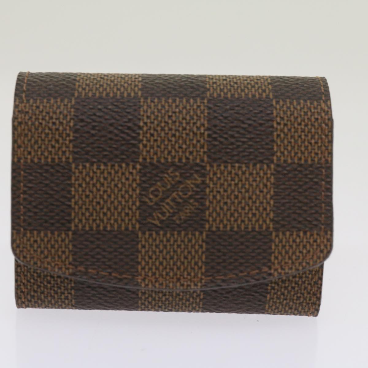 LOUIS VUITTON Damier Ebene Cuff Case Cuffs M30964 LV Auth ac2763