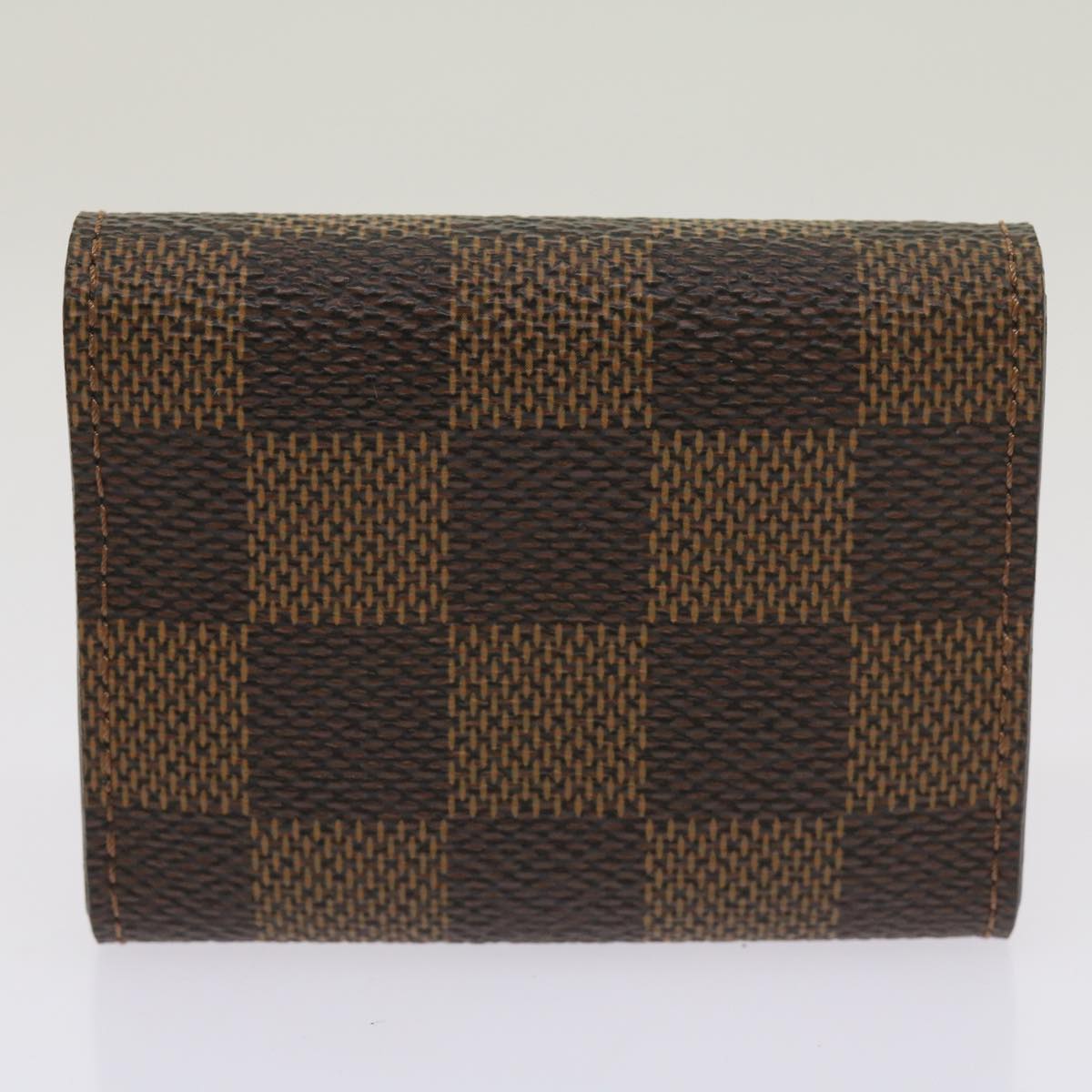 LOUIS VUITTON Damier Ebene Cuff Case Cuffs M30964 LV Auth ac2763