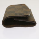 LOUIS VUITTON Damier Ebene Manschettenknöpfe Etui M30964 LV Auth ac2763V-16