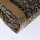 Christian Dior Trotter Canvas Hand Bag Beige Auth ac2771-9