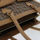Christian Dior Trotter Canvas Hand Bag Beige Auth ac2771-6