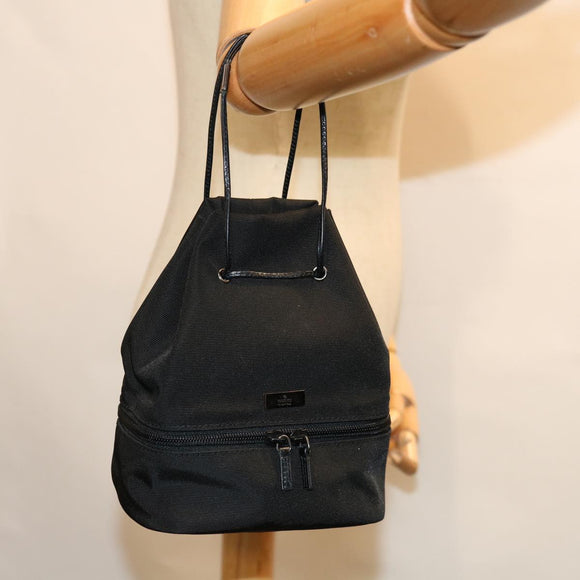 GUCCI Pouch Canvas Black 039 1052 Auth ac2777