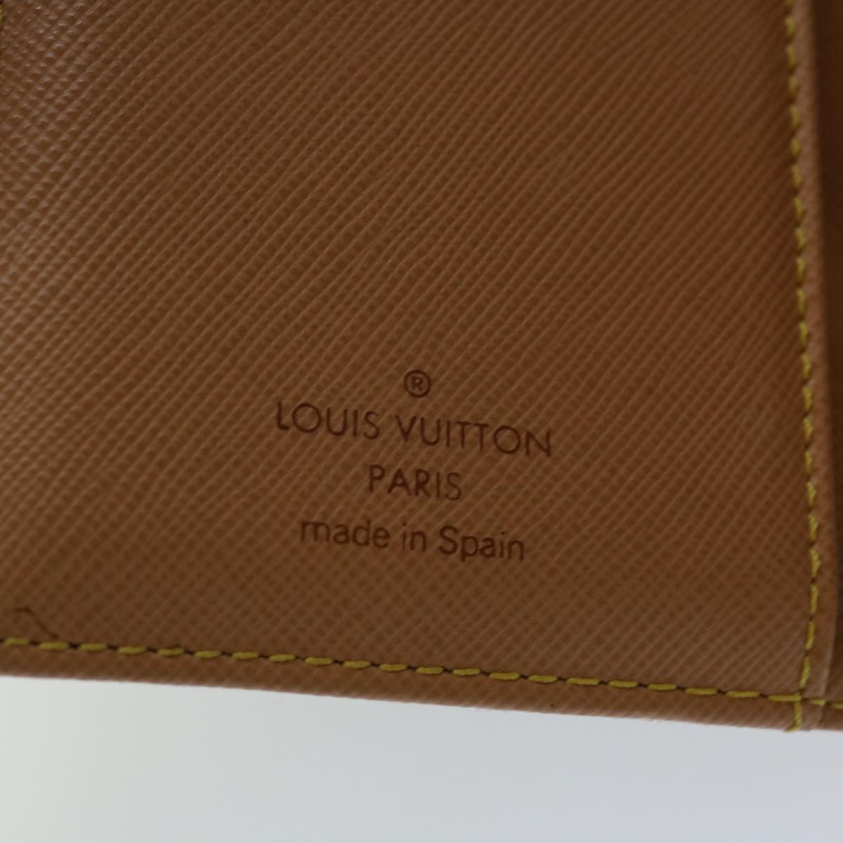 LOUIS VUITTON Monogram Mini Agenda PM Day Planner Cover Blue R20910 Auth ac2790