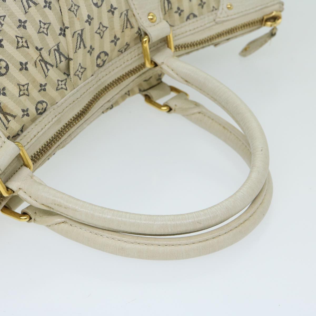 LOUIS VUITTON Monogram Mini Lin Croisette Marina GM Bag 2way M95492 Auth ac2798