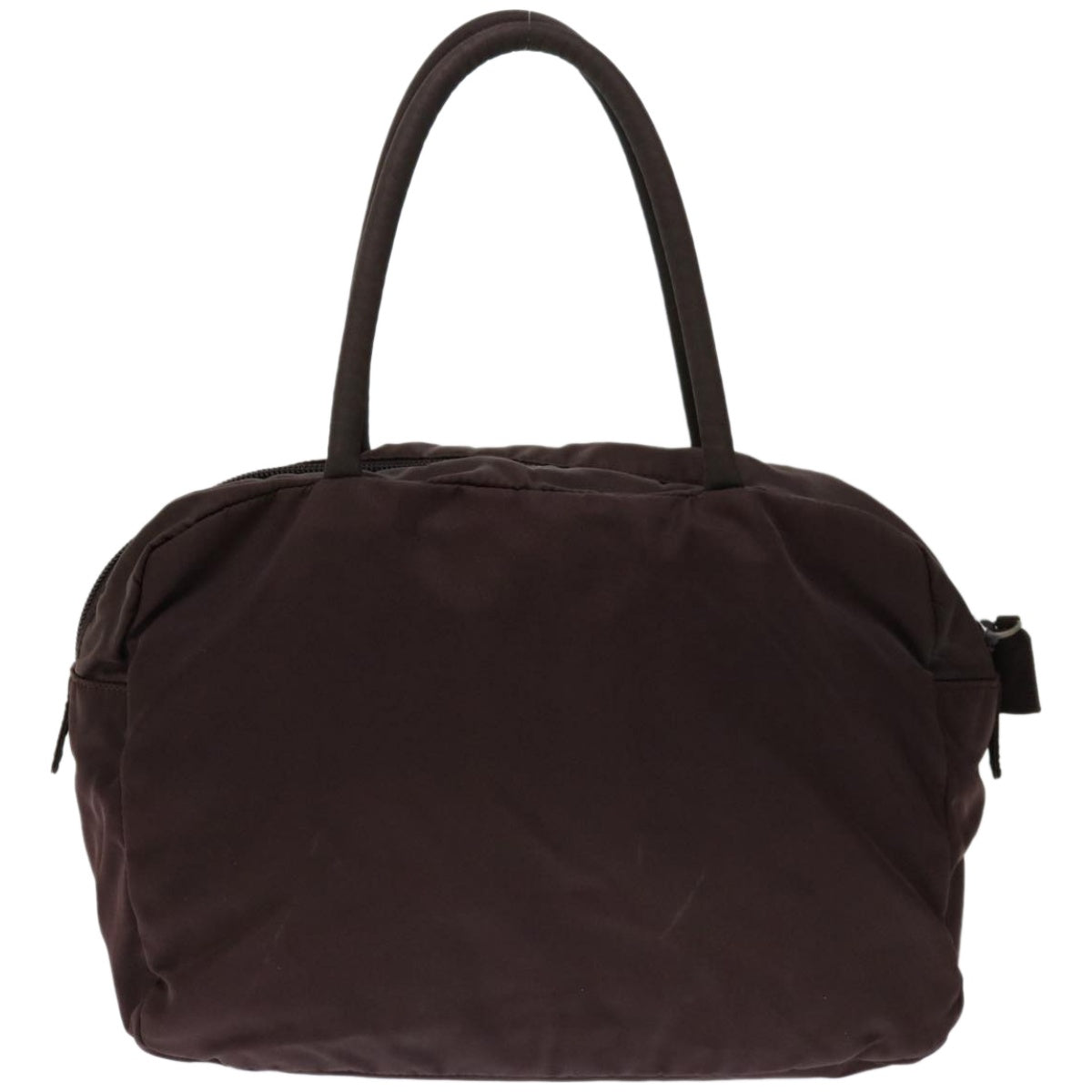 PRADA Hand Bag Nylon Brown Auth ac2805 - 0