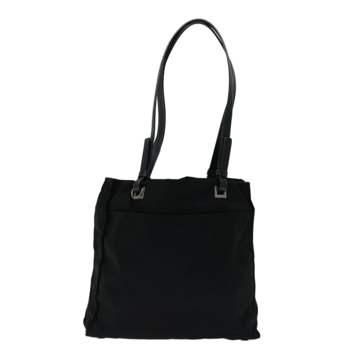 PRADA Shoulder Bag Nylon Black Auth ac2809