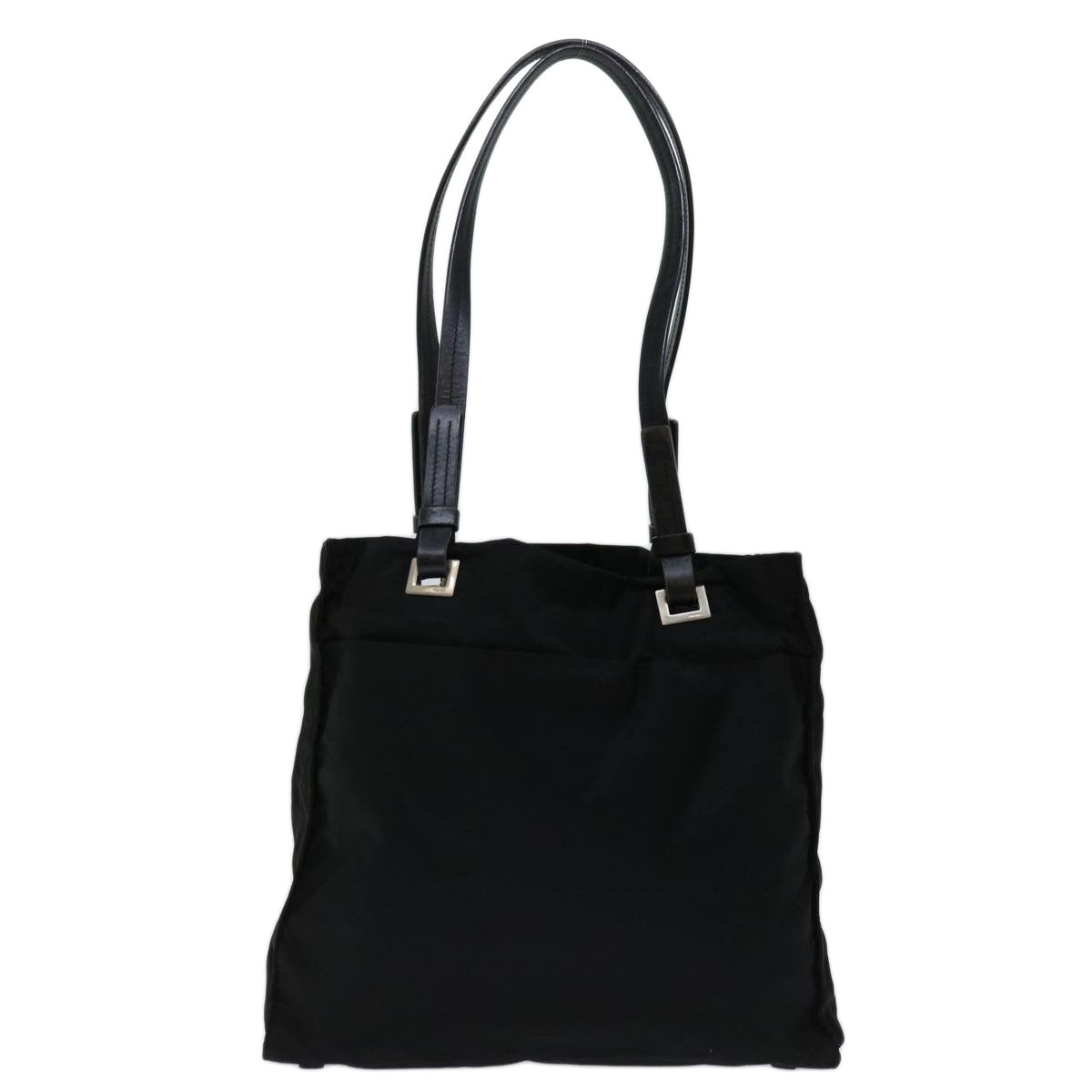 PRADA Shoulder Bag Nylon Black Auth ac2809