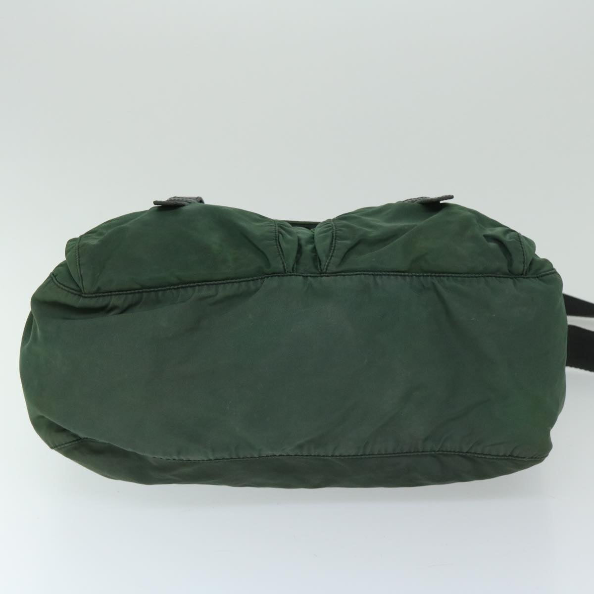 PRADA Shoulder Bag Nylon Green Auth ac2813