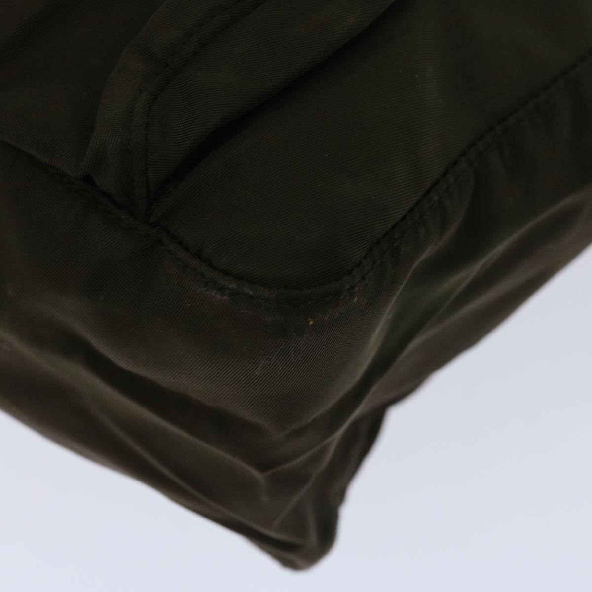 PRADA Shoulder Bag Nylon Khaki Auth ac2817