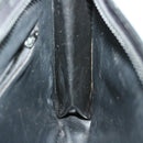 CELINE C Macadam Canvas Clutch Bag Black Auth ac2823-15