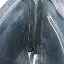 CELINE C Macadam Canvas Clutch Bag Black Auth ac2823-16