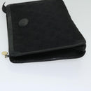 CELINE C Macadam Canvas Clutch Bag Black Auth ac2823-5