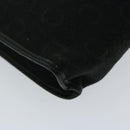CELINE C Macadam Canvas Clutch Bag Black Auth ac2823-14