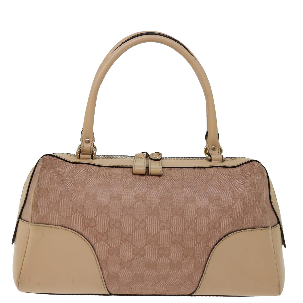 GUCCI GG Canvas Lovely Hand Bag Pink 257067 Auth ac2827 - 0