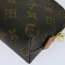 LOUIS VUITTON Monogram LV Story Pochette Cosmetic PM Pouch M43998 Auth ac2841AM-10