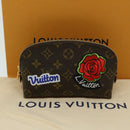 LOUIS VUITTON Monogram LV Story Pochette Cosmetic PM Pouch M43998 Auth ac2841AM-19