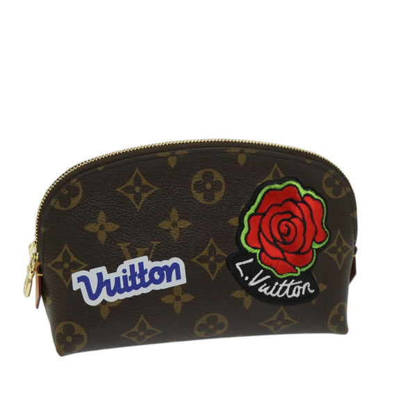 LOUIS VUITTON Monogram LV Story Pochette Cosmetic PM Pouch M43998 Auth ac2841AM
