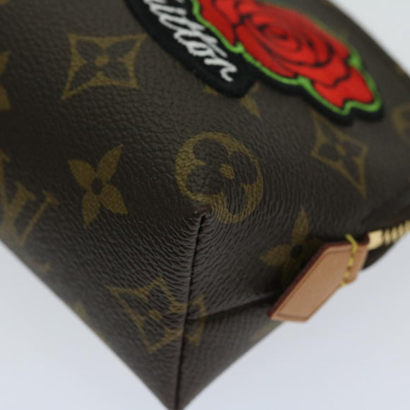 LOUIS VUITTON Monogram LV Story Pochette Cosmetic PM Pouch M43998 Auth ac2841AM