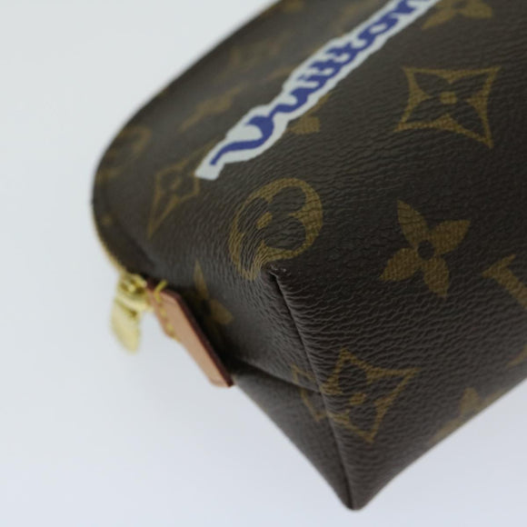 LOUIS VUITTON Monogram LV Story Pochette Cosmetic PM Pouch M43998 Auth ac2841AM