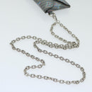 LOUIS VUITTON Monogram LV Pop Kirigami Necklace Blue N60278 LV Auth ac2845-7