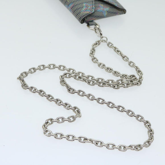 LOUIS VUITTON Monogram LV Pop Kirigami Necklace Blue N60278 LV Auth ac2845