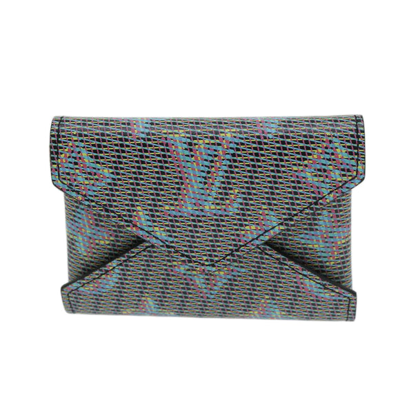 LOUIS VUITTON Monogram LV Pop Kirigami Necklace Blue N60278 LV Auth ac2845