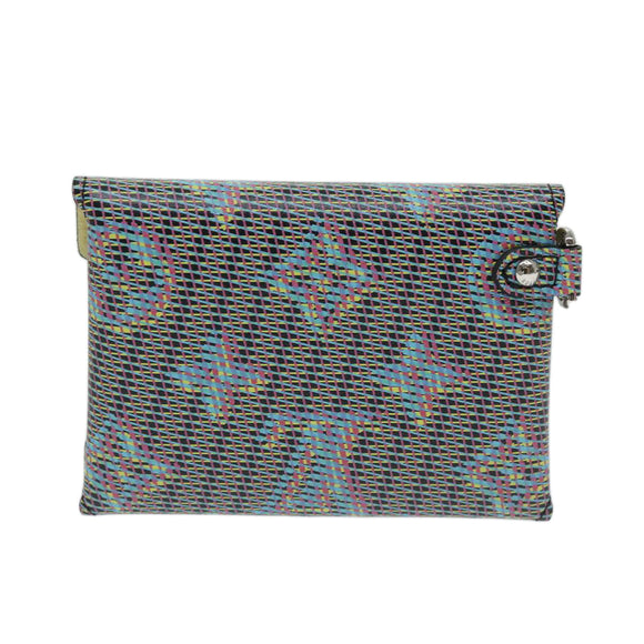 LOUIS VUITTON Monogram LV Pop Kirigami Necklace Blue N60278 LV Auth ac2845