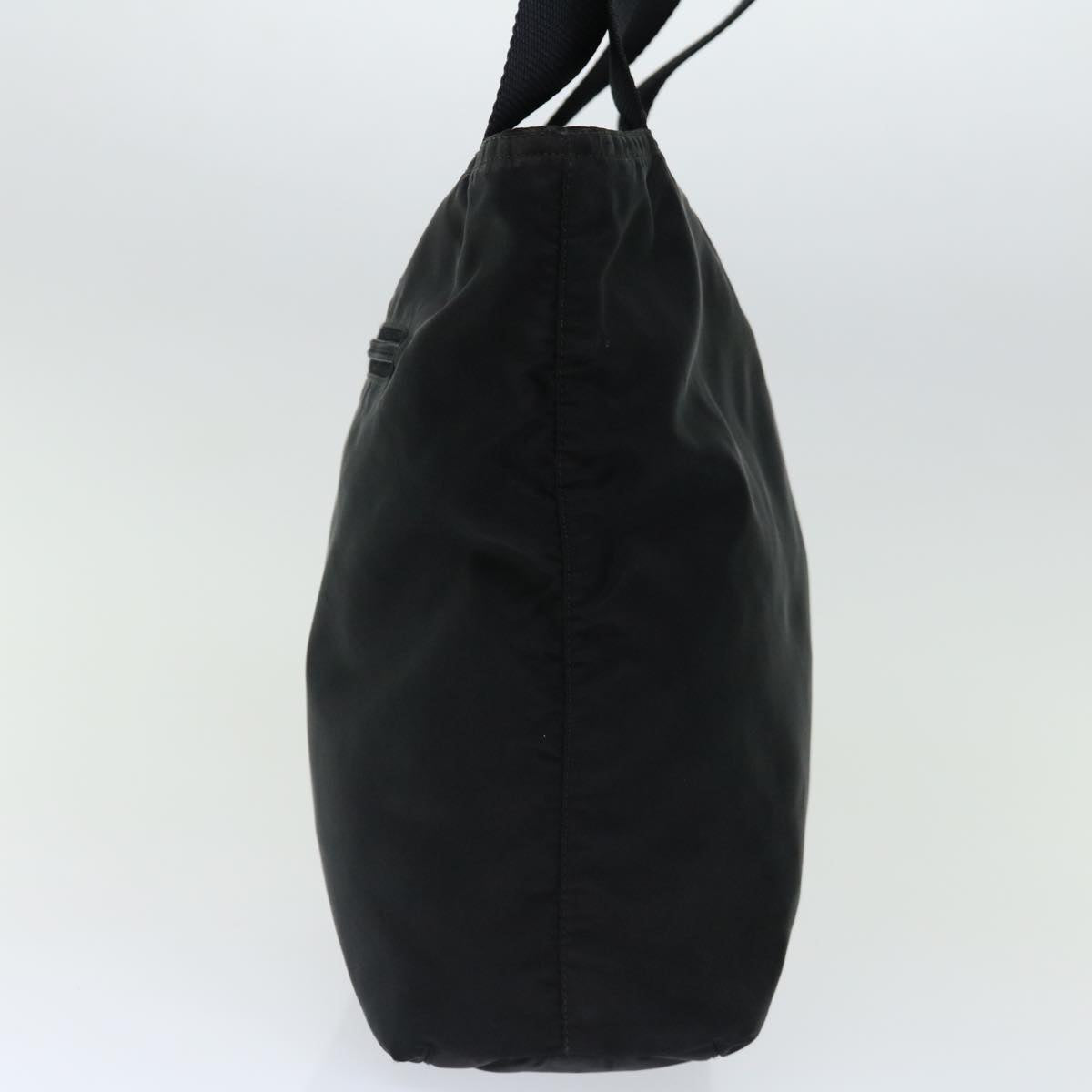 PRADA Tote Bag Nylon Black Auth ac2863
