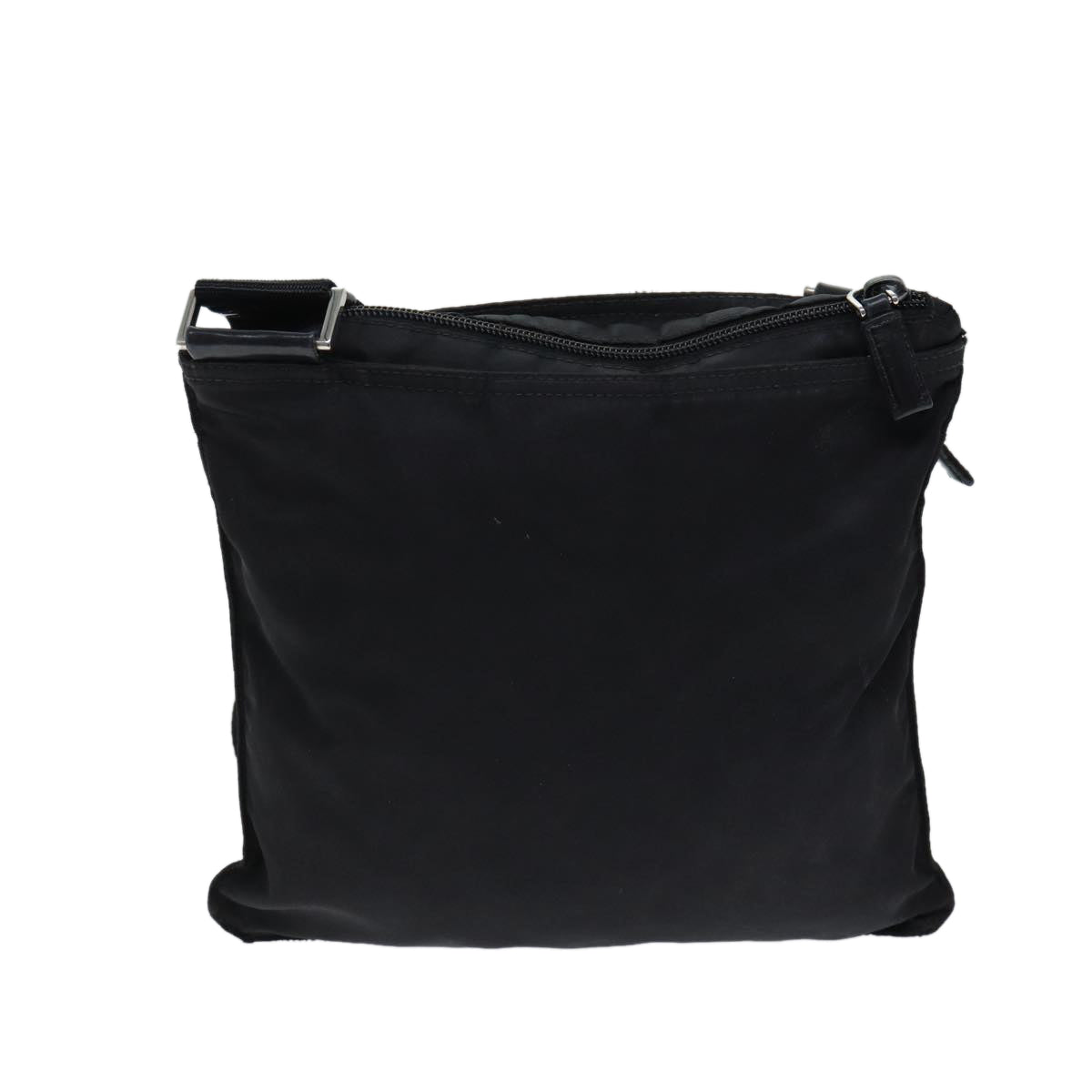 PRADA Shoulder Bag Nylon Black Auth ac2865