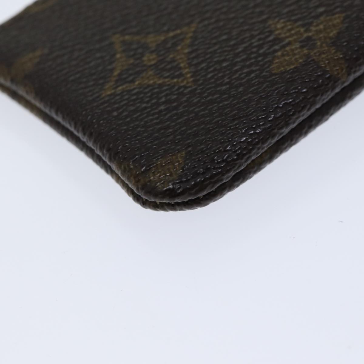 LOUIS VUITTON Monogram Pochette Cles Coin Purse M62650 LV Auth ac2877