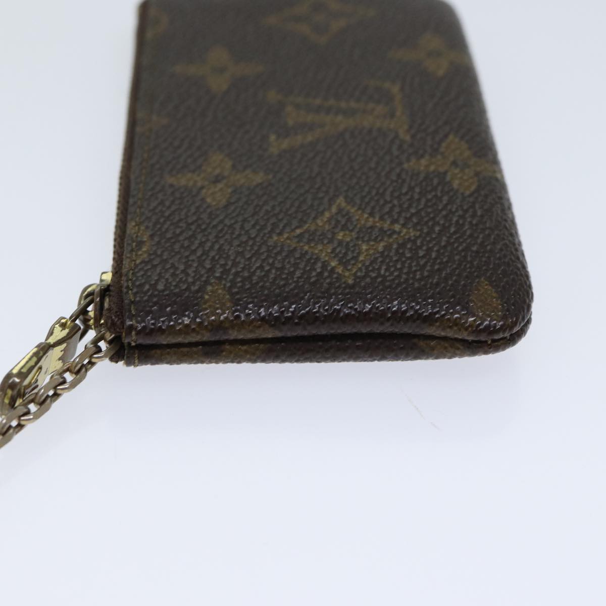 LOUIS VUITTON Monogram Pochette Cles Coin Purse M62650 LV Auth ac2877