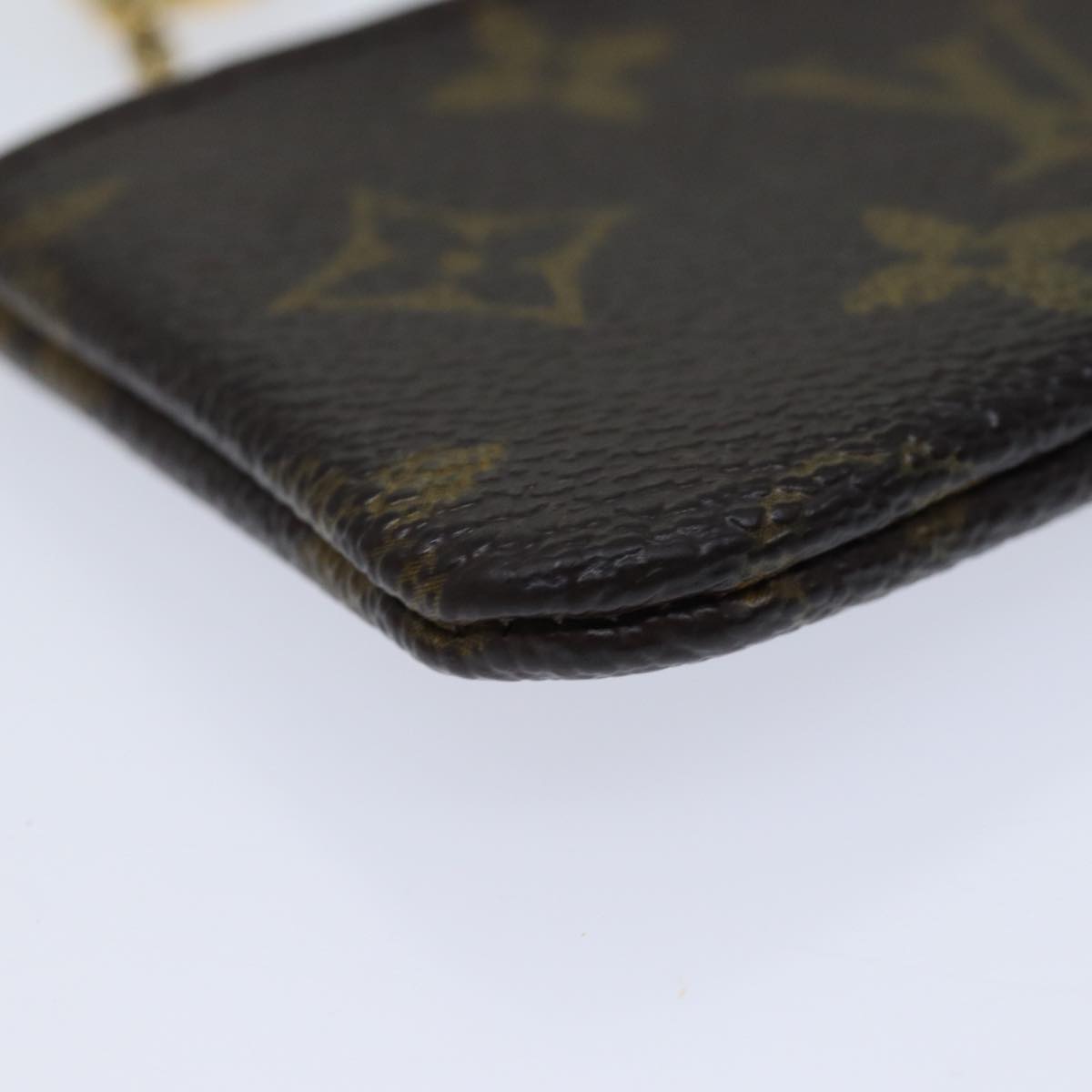 LOUIS VUITTON Monogram Pochette Cles Coin Purse M62650 LV Auth ac2878