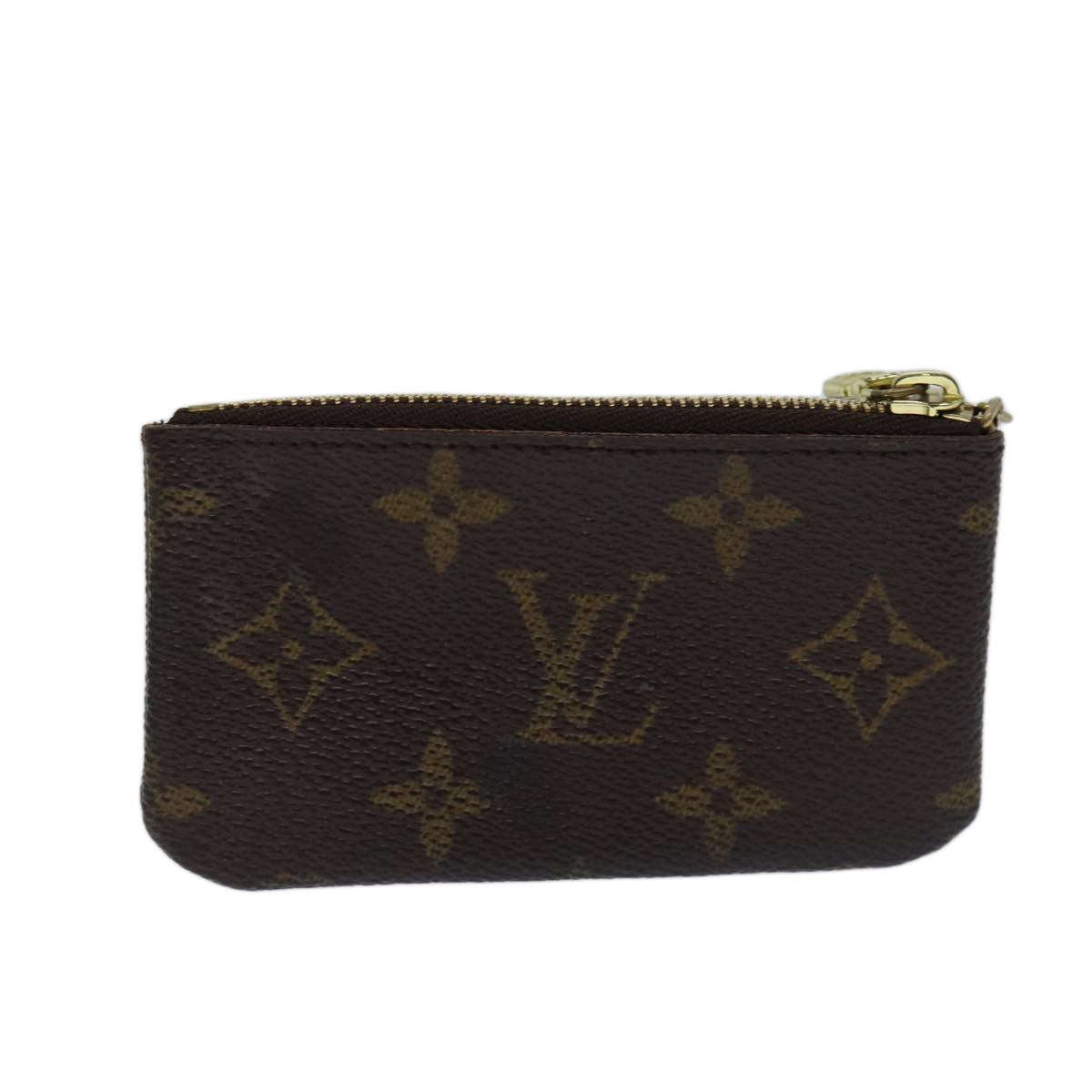 LOUIS VUITTON Monogram Pochette Cles Coin Purse M62650 LV Auth ac2878 - 0