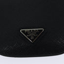 PRADA Safiano leather iPhone Case Black 2ARD62 Auth ac2881-17