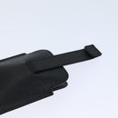 PRADA Safiano leather iPhone Case Black 2ARD62 Auth ac2881-10