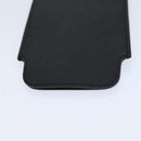 PRADA Safiano leather iPhone Case Black 2ARD62 Auth ac2881-5
