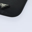 PRADA Safiano leather iPhone Case Black 2ARD62 Auth ac2881-7
