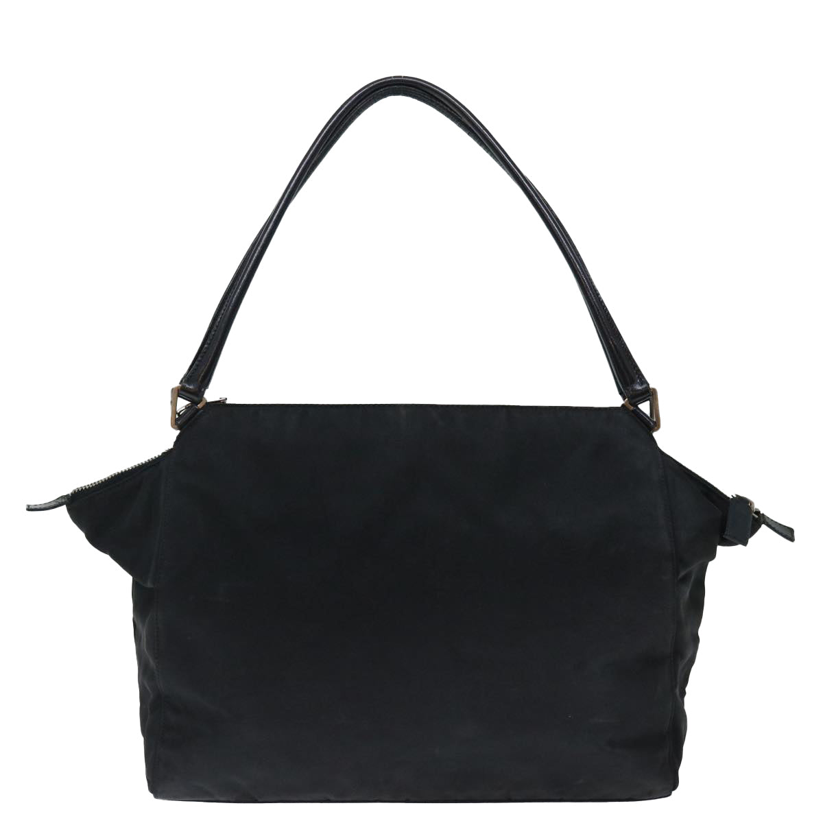 PRADA Shoulder Bag Nylon Black Auth ac2887