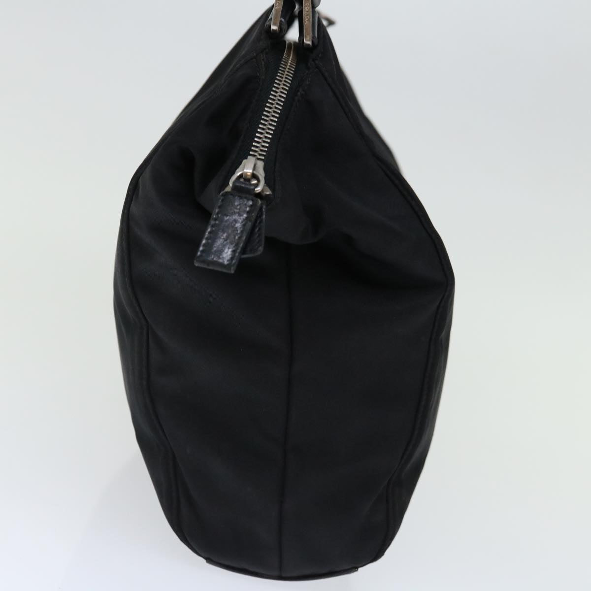 PRADA Shoulder Bag Nylon Black Auth ac2887