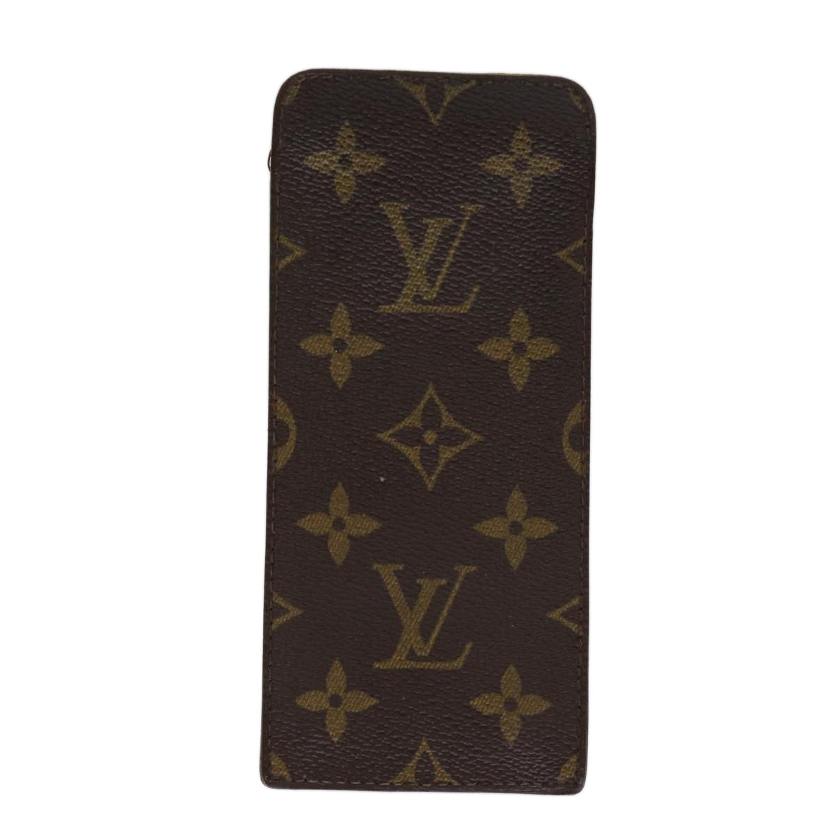 LOUIS VUITTON Monogram Etui Lunette Simple Glasses Case Old model LV Auth ac2888 - 0