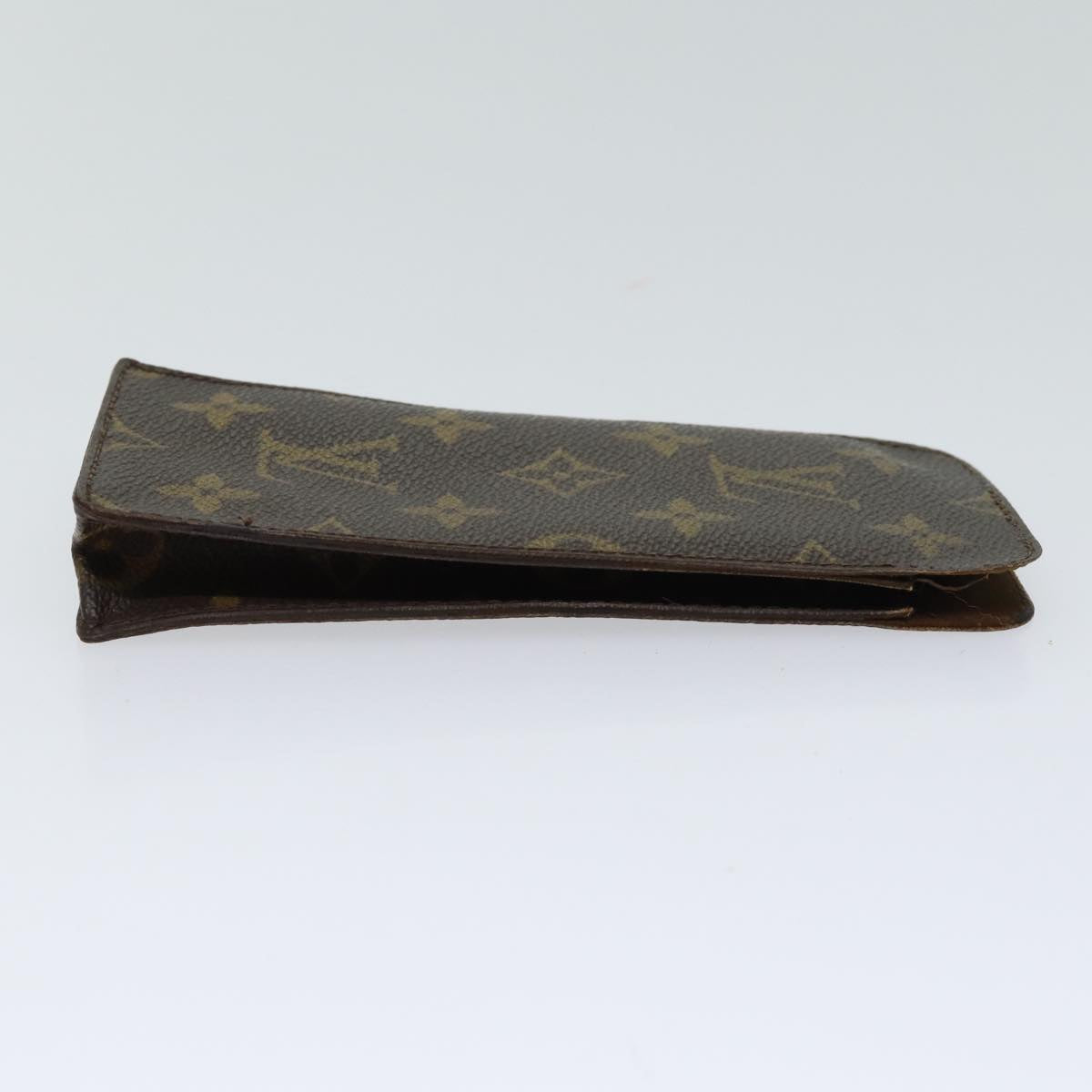 LOUIS VUITTON Monogram Etui Lunette Simple Glasses Case Old model LV Auth ac2888